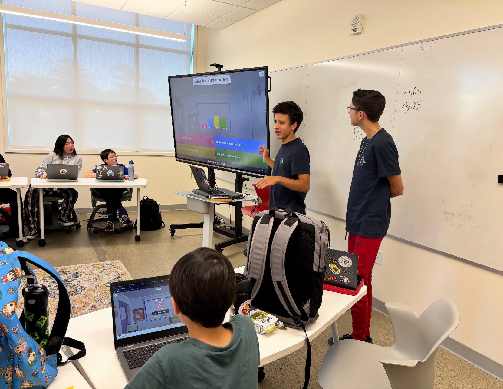 Mode to Code Classes at Chinese American International School