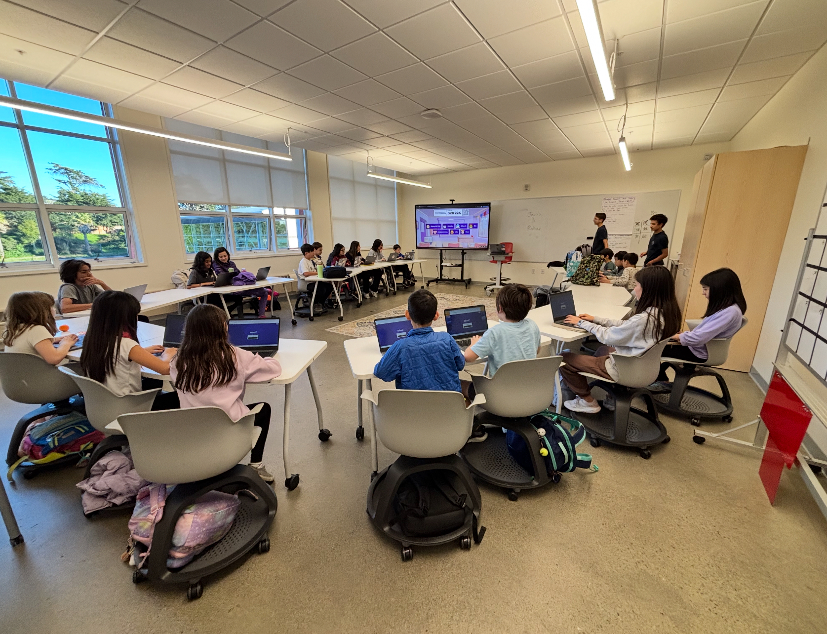 Mode to Code Classes at Chinese American International School